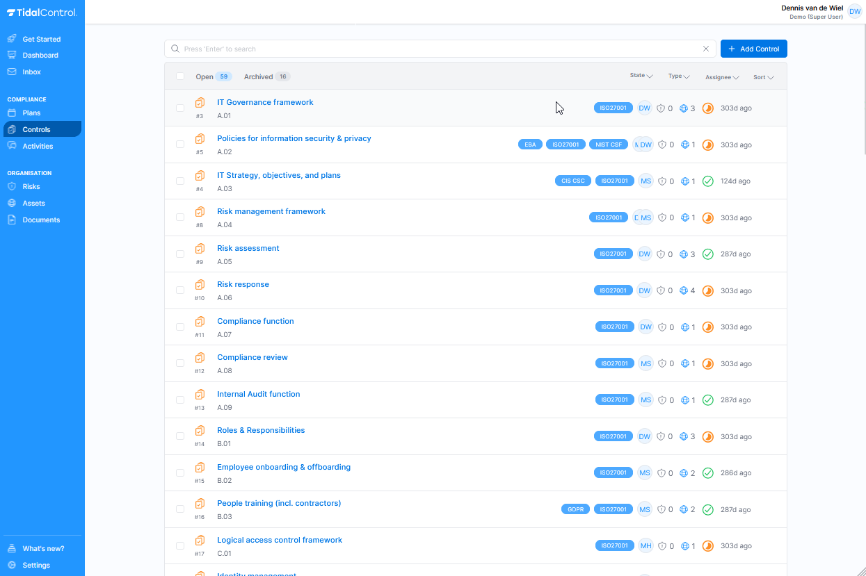 Framework references feature