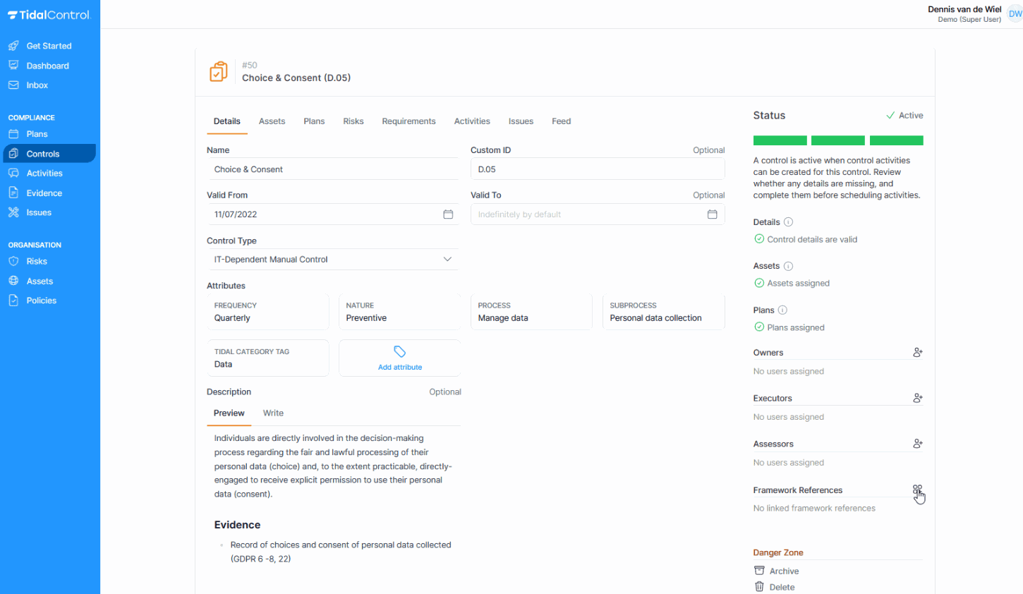 Enhanced framework references